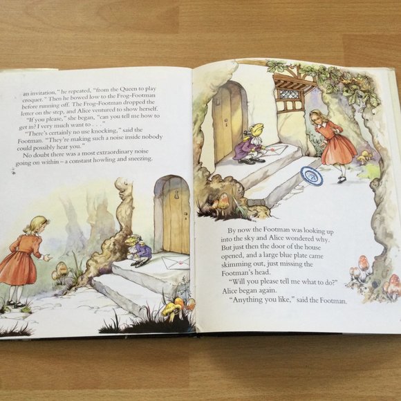 Alice In Wonderland 1992 Rene Cloke Illustrations HC - Picture 9 of 11